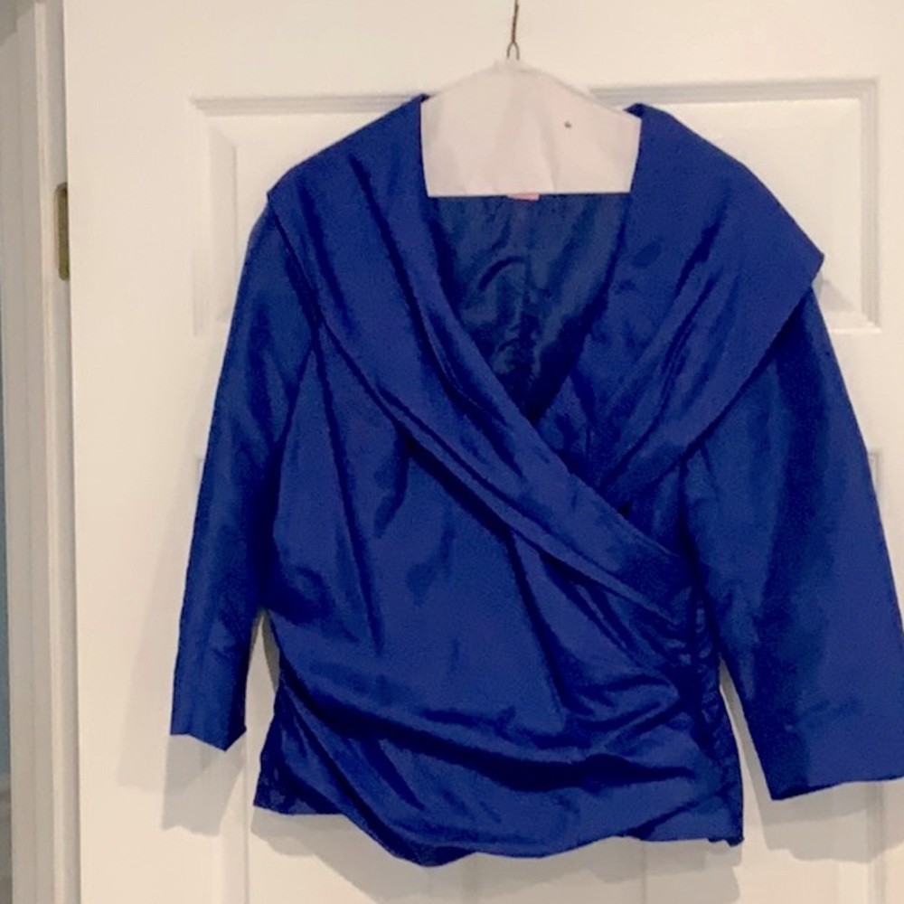 Calvin Klein dressy blouse L
